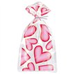 20PK RETRO VALENTINES HEARTS CELLO BAGS