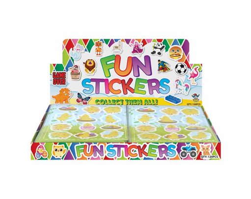 12PC EASTER STICKER SHEET 120S