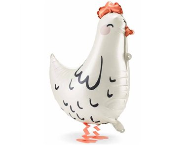 48x60cm HEN SHAPED STANDING FOIL BALLOON