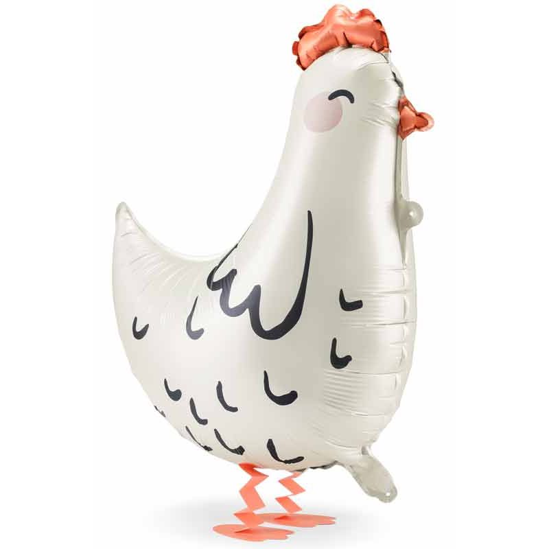 48x60cm HEN SHAPED STANDING FOIL BALLOON