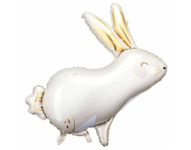 67x88cm HARE SHAPED STANDING FOIL BALLOON