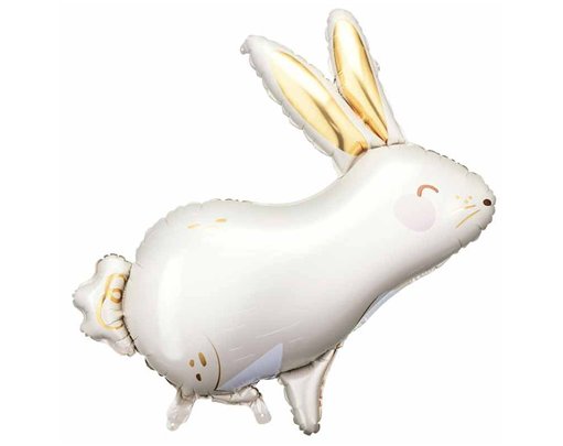 67x88cm HARE SHAPED STANDING FOIL BALLOON
