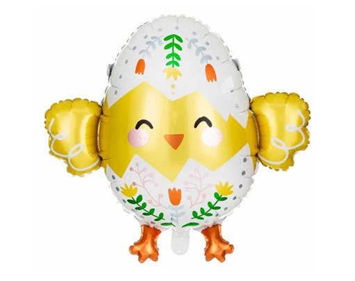 78x64cm CHICK SHAPED STANDING FOIL BALLOON