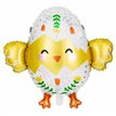 78x64cm CHICK SHAPED STANDING FOIL BALLOON
