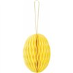 12cm YELLOW EGG HONEYCOMB PAPER DECORATION