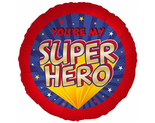 18in YOU'RE MY SUPERHERO FOIL BALLOON
