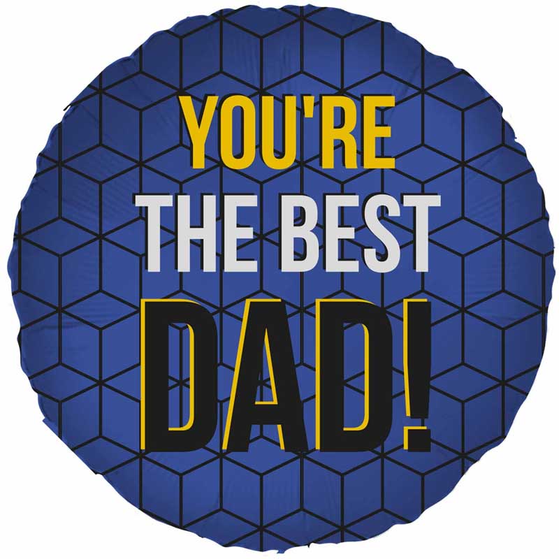 18in YOU'RE THE BEST DAD FOIL BALLOON