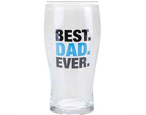 DAD PINT GLASS WITH STICKER