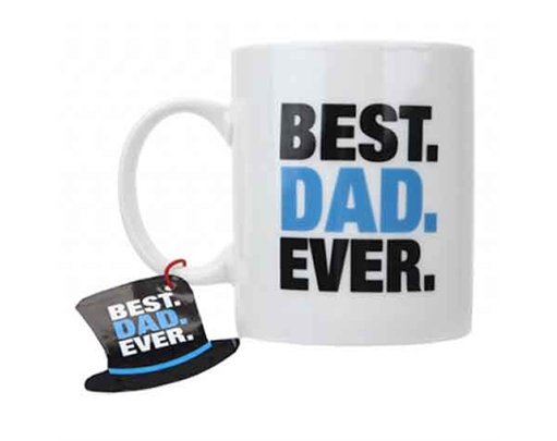 11oz BEST DAD EVER CAN SHAPED MUG