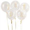5PK CROSS CONFETTI BALLOONS