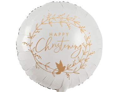 22in HAPPY CHRISTENING FOIL BALLOON