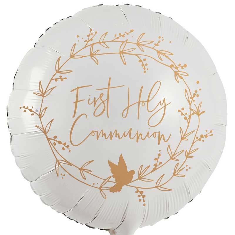 22in FIRST HOLY COMMUNION FOIL BALLOON