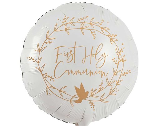 22in FIRST HOLY COMMUNION FOIL BALLOON