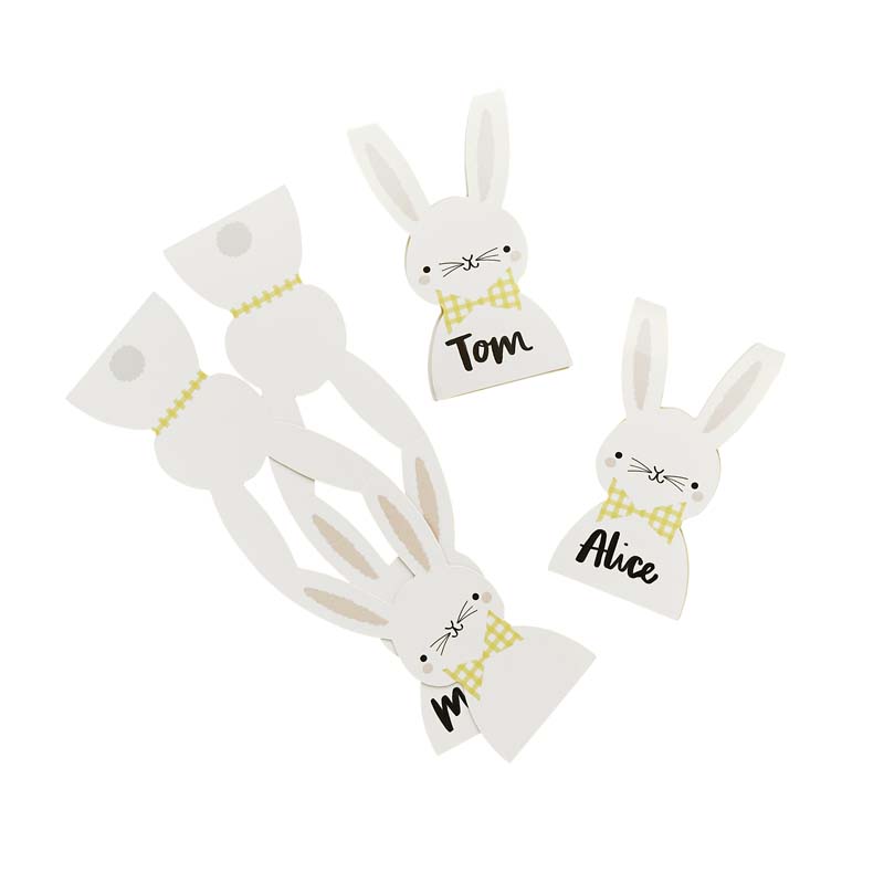 10PK EASTER BUNNY PLACE CARDS