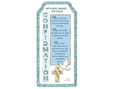 WORD GALLERY CONFIRMATION CERAMIC PLAQUE