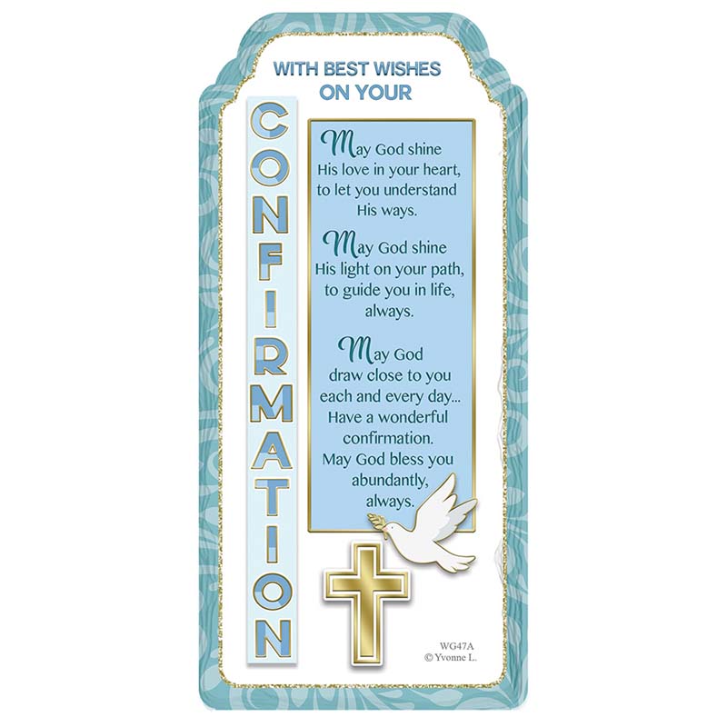 WORD GALLERY CONFIRMATION CERAMIC PLAQUE