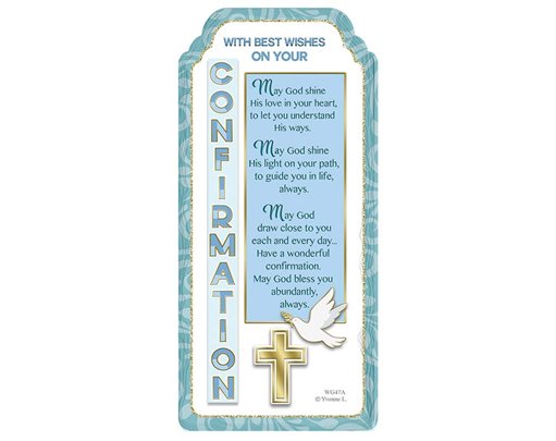 WORD GALLERY CONFIRMATION CERAMIC PLAQUE