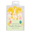 16PK BUNNYS / CHICKS EASTER BONNET DECORATIONS
