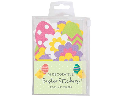 16PC EGGS / FLOWERS EASTER BONNET DECORATIONS
