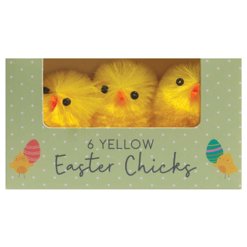6PK EASTER CHICKS