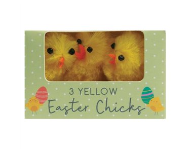 3PK EASTER CHICKS