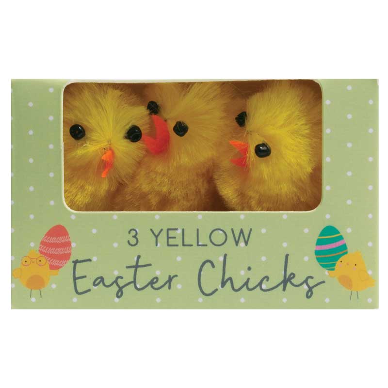3PK EASTER CHICKS