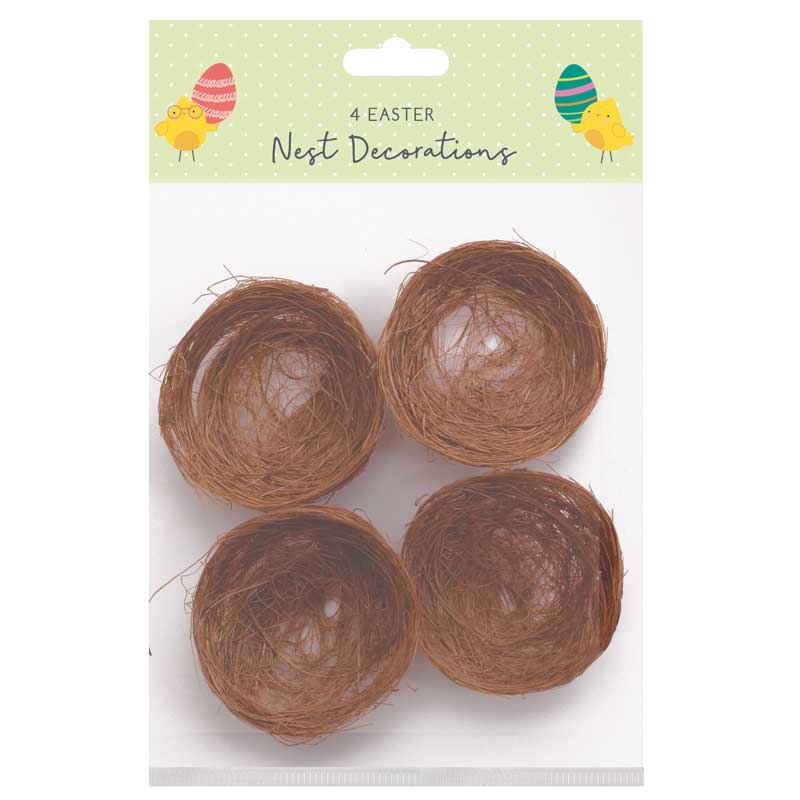4PK EASTER DECORATIVE NESTS