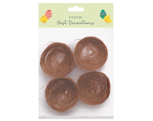 4PK EASTER DECORATIVE NESTS