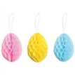 3PK EASTER PAPER EGG DECORATIONS