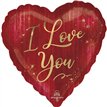 18in I LOVE YOU VALENTINE ROUGE FOIL BALLOON