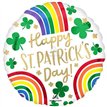 18in ST PATRICKS DAY RAINBOWS FOIL BALLOON