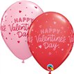 25PK 11in VALENTINE'S LITTLE HEARTS QUALATEX