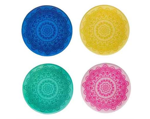 8PK MANDALA PAPER PLATES