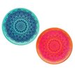 2PK MANDALA LARGE PAPER PLATTERS