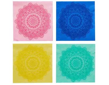 16PK MANDALA PAPER NAPKINS
