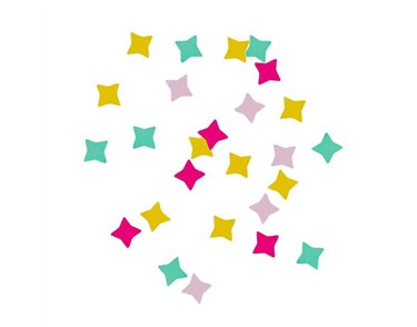 10g BRIGHT COLOURED STAR TABLE SCATTER