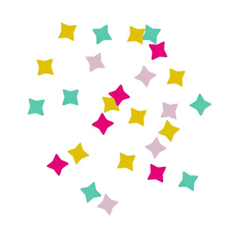 10g BRIGHT COLOURED STAR TABLE SCATTER
