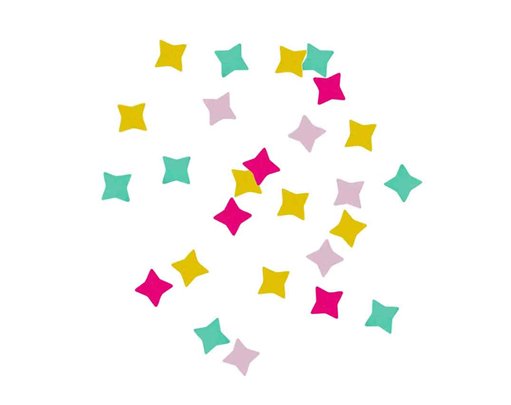 10g BRIGHT COLOURED STAR TABLE SCATTER