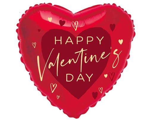 HAPPY VALENTINES DAY FOIL BALLOON