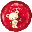 VALENTINES BEAR FOIL BALLOON