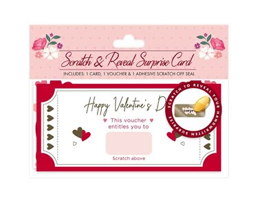 VALENTINES SCRATCH CARD VOUCHER