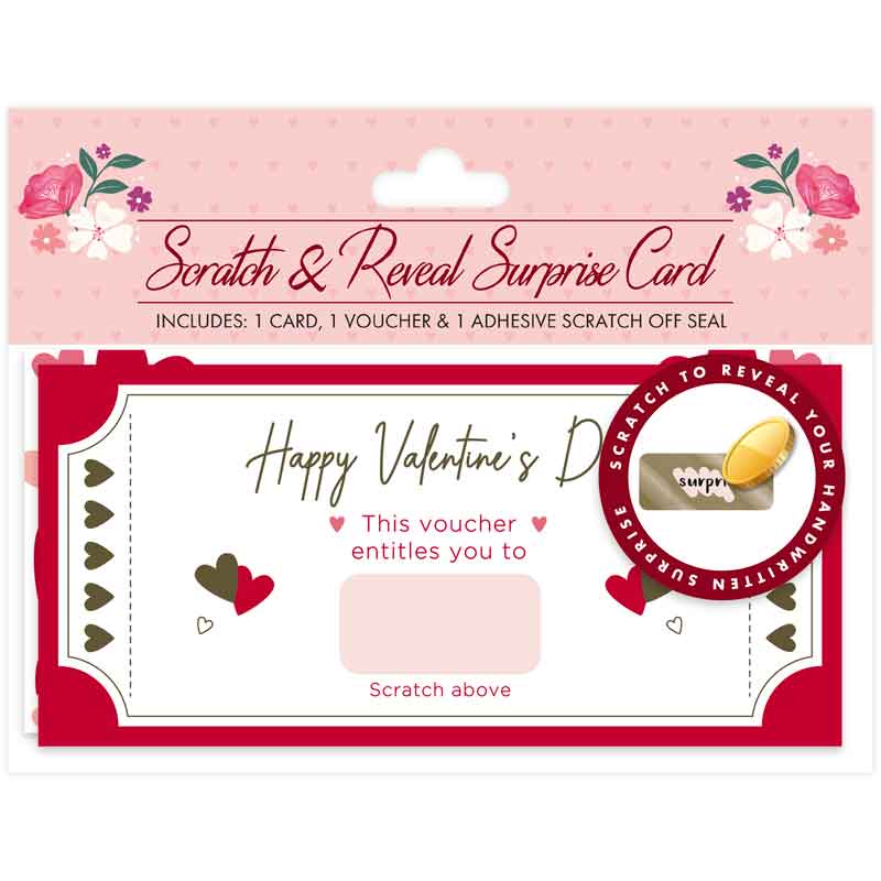 VALENTINES SCRATCH CARD VOUCHER