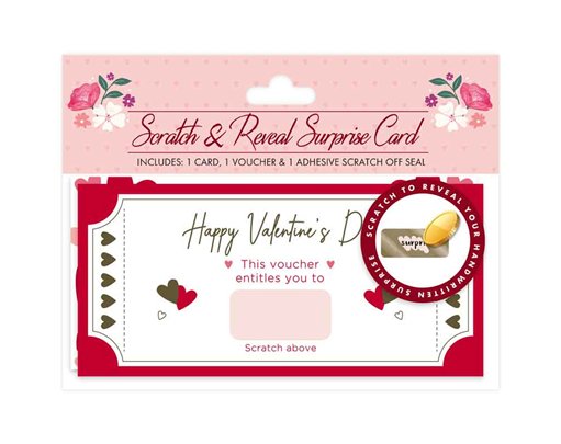 VALENTINES SCRATCH CARD VOUCHER