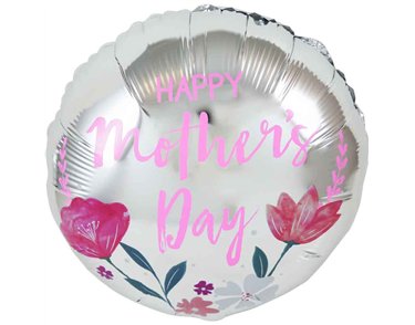 18in MOTHERS DAY ROUND FOIL BALLOON