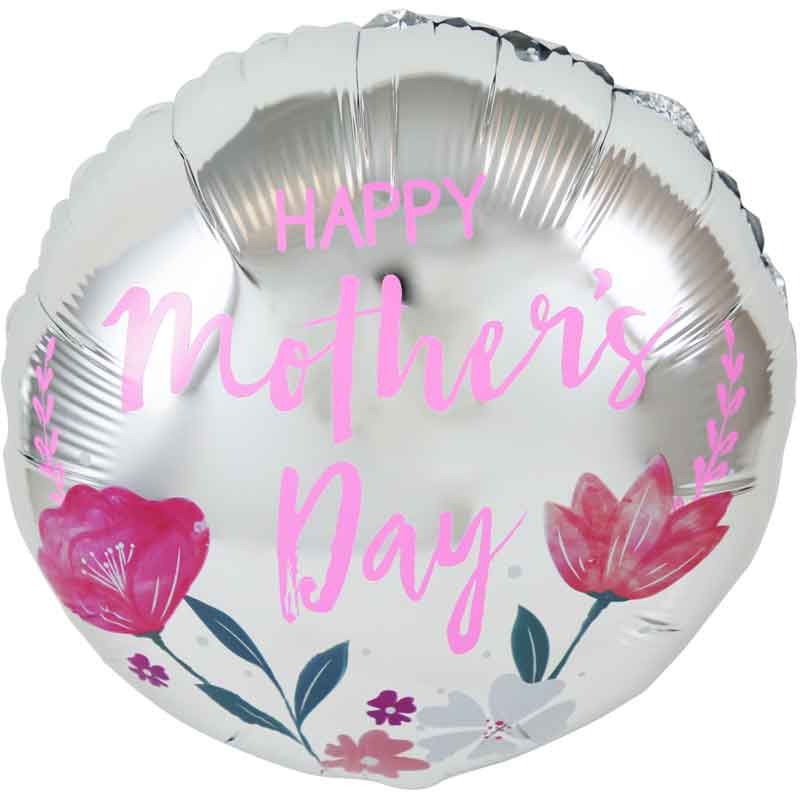 18in MOTHERS DAY ROUND FOIL BALLOON