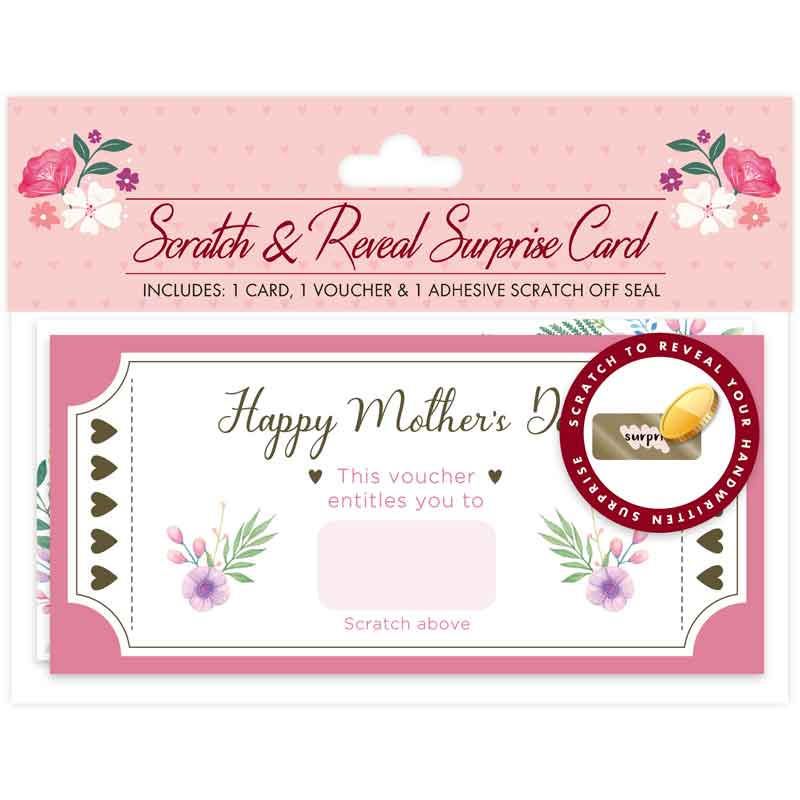 MOTHERS DAY SCRATCH CARD VOUCHER