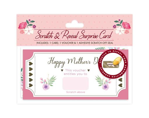 MOTHERS DAY SCRATCH CARD VOUCHER