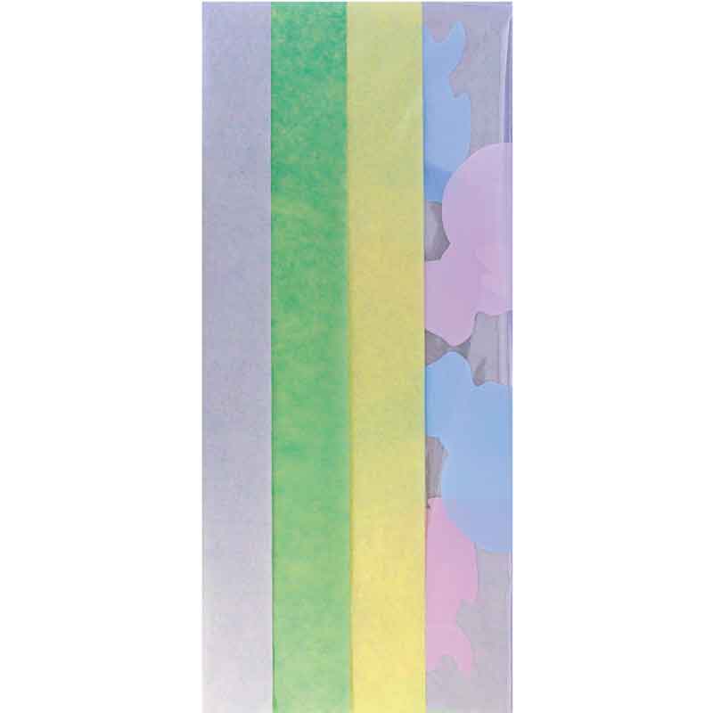 6PK EASTER CELLOPHANE TISSUE 12S