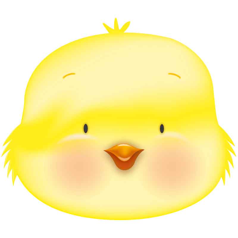 EASTER CHICK SHAPED FOIL BALLOON