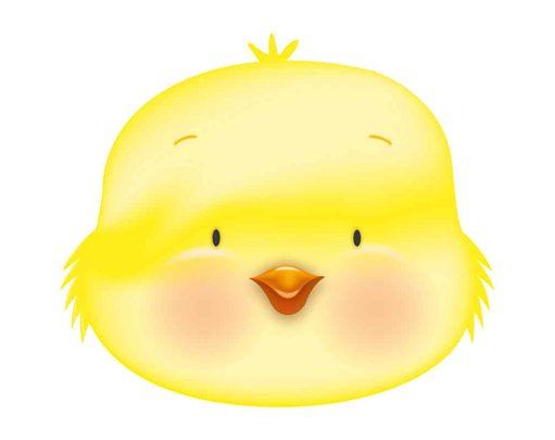 EASTER CHICK SHAPED FOIL BALLOON